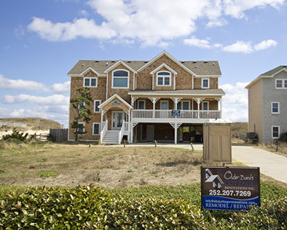 Nags Head Oceanfront – New Siding, Trim, Windows and Doors